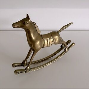 Vintage decorative rocking horse